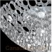 Eurofase 20404-017 - Cameo Collections - 3-Light Flush Mounts -  17.75" Dia. Small Nickel w/ Clear Crystal