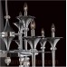 Eurofase 25816-013 - Cannello Collections - 9-Light Chandelier - Chrome with Clear Crystal Accents - B10 Bulbs - E12 Base