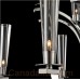 Eurofase 25634-013 - Cromo Collections - 9-Light Chandelier - Chrome with Casted Glass Cylinders - G4 JC Bulb [Discontinued and Not available]