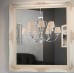 Eurofase 25769-012 - Marta Collections - 6-Light Chandelier - Polished Nickel with Off White Linen - B10 Bulbs - E12 Base