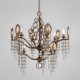 Eurofase 25656-015 - Capri Collections - 9-Light Chandelier - Bronze with Clear Crystal - B10 - 120V