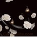 Eurofase 25573-015 - Martina Collections - 8-Light Chandelier - White with Pink Flower - B10 Bulbs - E12 Base