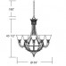 Eurofase 16536-012 - Tiverton Collections - 9-Light Chandelier - Antique Rust w/ Amber Glass - A19 Bulbs - 120V