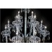 Eurofase 26238-012 - Villa Collections - 12-Light Chandelier - Chrom with Clear Crystal Glass - B10 Bulbs -120V