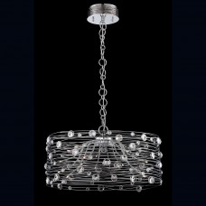 Eurofase 26343-013 - Corfo Collections - 18-Light Chandelier - Solid double chromed framework w/ clear faceted crystal accents