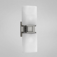 Eurofase 19418-025 - Dolante Collections - 2-Light Wall Sconce  - Satin Nickel with Opal White Glass - G9 Bulbs - 120V