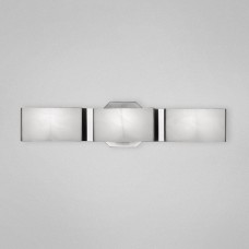 Eurofase BR-3DAK-2N - Dakota Collections - 3-Light Wall Sconce  - Satin Nickel w/ White Marble Glass - G9 Bulbs - 120V