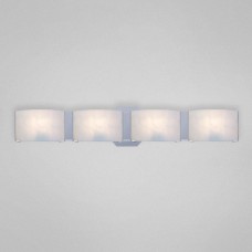 Eurofase BR-4DAK-05 - Dakota Collections - 4-Light Wall Sconce  - Chrome w/ White Marble Glass - G9 Bulbs - 120V