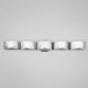 Eurofase BR-5DAK-05 - Dakota Collections - 5-Light Wall Sconce  - Chrome w/ White Marble Glass - G9 Bulbs - 120V