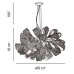 Eurofase 22951-014 - Origami Collections - 21-Light Chandelier - Chrome with Crystal Glass Folds - G9 Bulbs - 120V [Discontinued and Not available]