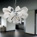 Eurofase 25711-011 - Origami Collections - 9-Light Chandelier - Chrome with Crystal Glass Folds - G9 Bulbs - 120V