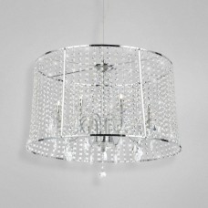 Eurofase 19380-018 - Nayna Collections - 8-Light Pendant - Chrome with Clear Crystal - G9 Bulb - 120V