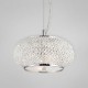 Eurofase 25580-013 - Perlina Collections - 2-Light Pendant - Chrome with Clear Crystal Beading - B10 Bulb - E12 Base