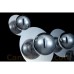 Eurofase 26355-016- Grappa Collections - 8-Light Flushmount / Wall Sconce - Chrome with Smoke / Clear Glass - G4  Bulbs - 12V
