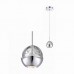 Eurofase 25664-010 - Ice Collections - 1-Light LED Pendant - Chrome w/ Solid Clear Glass - LED Bulb