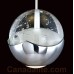 Eurofase 25665-017 - Ice Collections - 5-Light LED Pendant - Chrome w/ Solid Clear Glass - LED Bulb