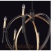Eurofase 25647-013- Infinity Collections - 6-Light Chandelier - Oiled Rubbed Bronze with Gold Leaf - B10 Bulb - E12 Base