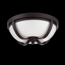Eurofase 26637-020 - Andrew Collections - 2-Light LED Flush mount  - Bronze with Opal glass Diffuser
