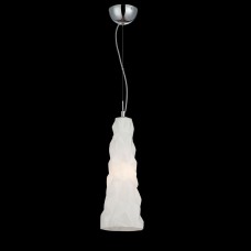 Eurofase 26248-028 - Lazer Collections - 1-Light Pendant -  Chrome with Chiseled faceted glass - A19 - 120V