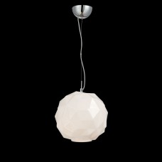 Eurofase 26249-025 - Studio Collections - 1-Light Pendant -  Chrome with Chiseled faceted glass - A19 - 120V