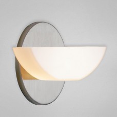Eurofase 15830-019 - Moonstone Collections - 1-Light Wall Sconce  - Satin Nickel with Opal White Glass - G9 Bulbs - 120V