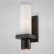 Eurofase 23277-014 - Pillar Collections - 1+1-Light Wall Sconce  - Oiled Rubbed Bronze w/ Opal White Glass - T10 / GU10 Bulbs - 120V