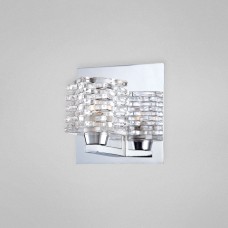 Eurofase 25722-017- Lenza Collections - 1-Light Wall Sconce  - Chrome with Clear Glass - G9 Bulbs - 120V