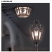Eurofase 17481-014 - Lonsdale Collections - 1-Light Post Mount - Antique Sable w/ Amber Glass - A19 Bulbs - E26 - 120V
