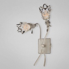 Eurofase 23115-019 - Mara Collections - 2-Light Wall Sconce - Antique Silver with Sand Blast Glass - G9 Bulb - 120V