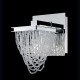 Eurofase 26590-011- Rio Collections - 1-Light Wall Sconce - Chrome w/ Crystal Beaded Basket - G9 Bulb - 120V
