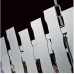 Eurofase 25609-011 - Nastro Collections - 1-Light Pendant - Chrome Metal Strapping - A19 Bulb