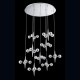 Eurofase 26233-017 - Pearla Collections - 36-Light LED Chandelier - Chrome w/ Polycarbonate Fresnel Diffuser