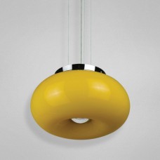 Eurofase 12894-048- Pop Collections - 2-Light Small Pendant - Chrome with Yellow Glass - A19 Bulb