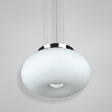 Eurofase 12894-055- Pop Collections - 2-Light Small Pendant - Chrome with White Glass - A19 Bulb