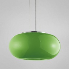 Eurofase 12895-014- Pop Collections - 3-Light Medium Pendant - Chrome with Green Glass - A19 Bulb