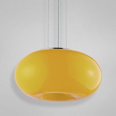 Eurofase 12895-045- Pop Collections - 3-Light Medium Pendant - Chrome with Yellow Glass - A19 Bulb