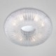 Eurofase 22937-018 - Spectra Collections - 8-Light Big Round Flushmount - Chrome with Clear Sugar Glass - B10 Bulb - E12
