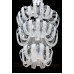 Eurofase 26597-010 - Sage Collections - 17-Light Chandelier - Draped rings of crystal beading layered in curved polished chrome tracks