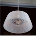 Eurofase 25706-024 - Salvo Collections - 2-Light Pendant - Chrome with White Linen - B10 Bulbs -E12 Base