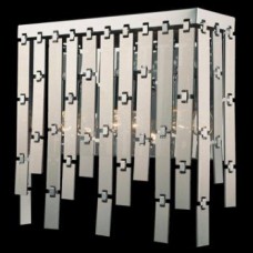 Eurofase 19444-017 - Sensation Collections - 3-Light Wall Sconce - Chrome with Smoked Mirror Glass - A19 Bulb