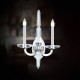 Eurofase 20317-010 - Senze Collections - 2-Light Wall Sconce - Chrome with Clear Crystal - B10 - 120V