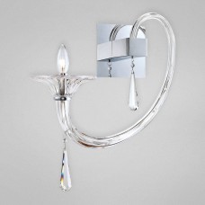 Eurofase 25708-011 - Shiraz Collections - 1-Light Wall Sconce - Chrome with Clear Glass - B10 - 120V
