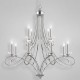 Eurofase 23099-012 - Volte Collections - 12-Light Polished Nickel Chandelier - B10 Bulb - E12 Base