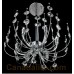 Eurofase 26389-011 - Vice Collections - 6-Light Chandelier w/ 3"+6"+12"+18" extension rods - Polished Chrome with Crystal accents comes  