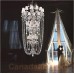Eurofase 25761-016 - Volante Collections - 18-Light Chandelier - Clear Crystal with White Silk Wrap Shade - B10 Bulbs