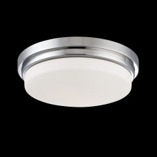 Eurofase 26635-033 - Wilson Collections - 1-Light LED Flush mount  - Chrome with Opal glass Diffuser