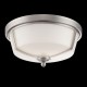 Eurofase 26636-016 - Kate Collections - 2-Light LED Flush mount  - Satin Nickel with Opal glass Diffuser