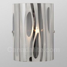 Galaxy-Lighting - 213270CH - Lustre Collection - 1- Light Wall Sconce - Chrome Plated Frosted Glass 