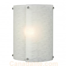 Galaxy-Lighting - Anroll Collections - 215040CH - 1-Light Wall Sconce - Chrome with Frosted Textured Glass