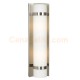 Galaxy-Lighting - 215661BN - 2-Light Wall Sconce (Interior Use Only) - Brushed Nickel with Satin White Cylinder Glass